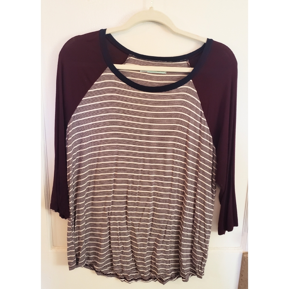 maurices 24/7 baseball tee